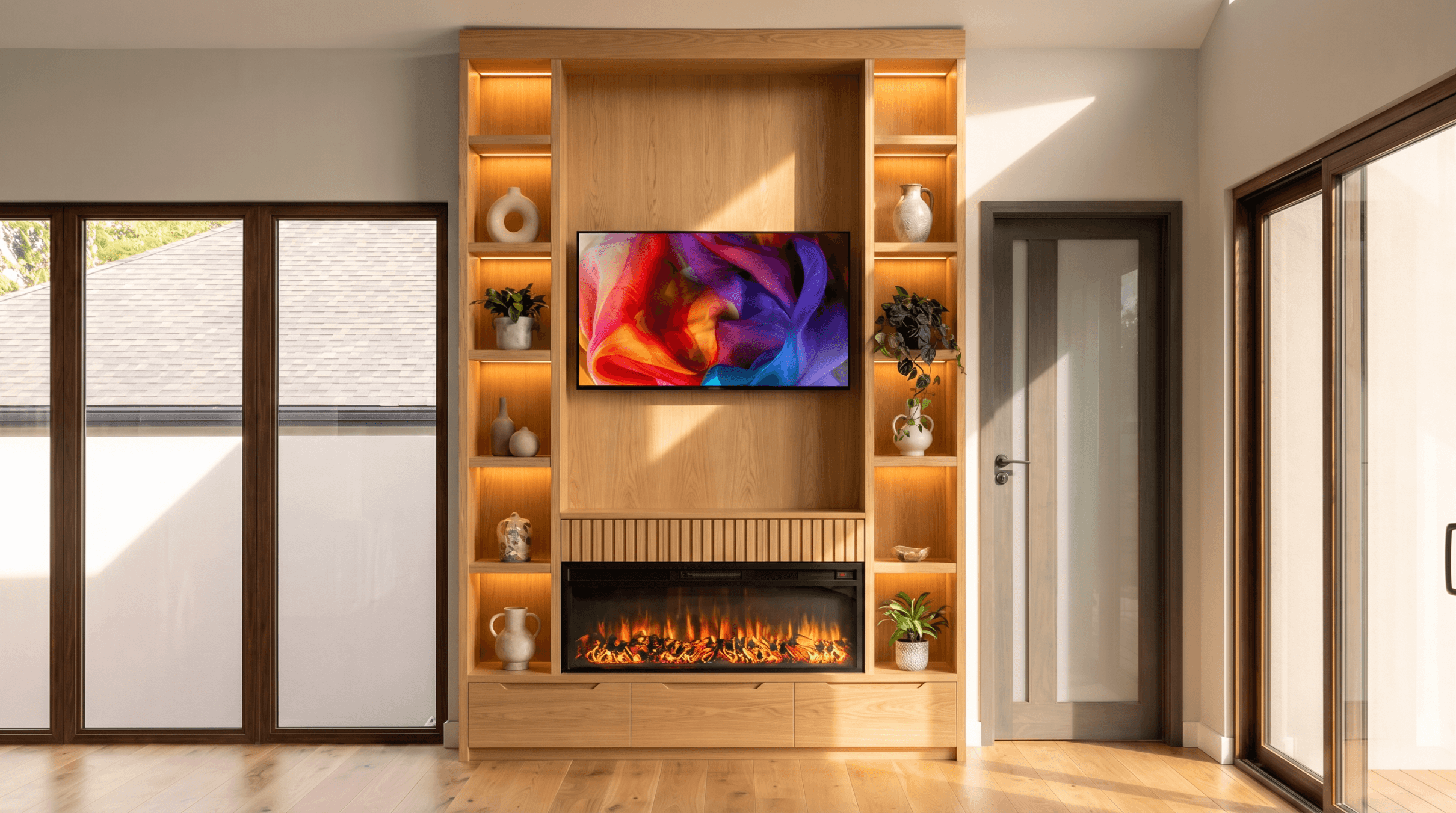 Fireplace Built-ins — Montclair New Build